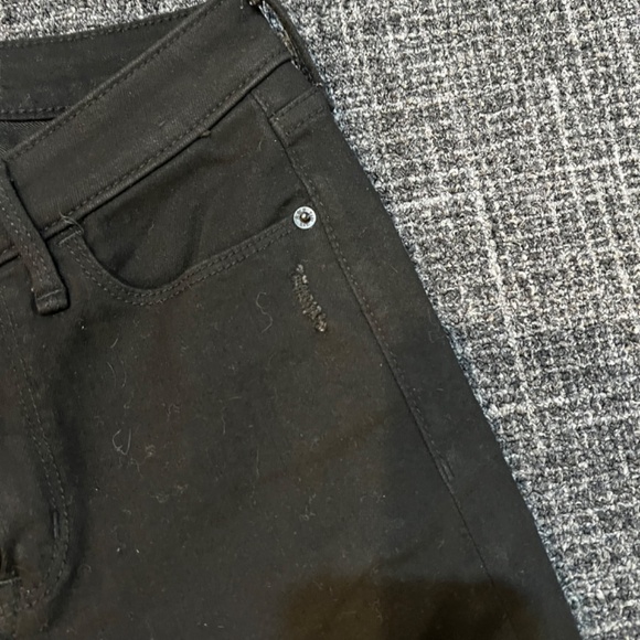 NWT Abercrombie Black Distressed Skinny Jeans - Picture 6 of 8